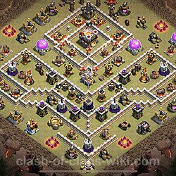Base plan (layout), Town Hall Level 11 for clan wars (#970)