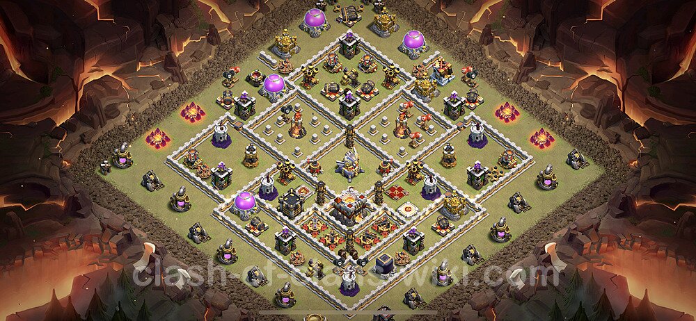 TH11 Max Levels War Base Plan with Link, Anti Everything, Copy Town Hall 11 CWL Design 2023, #1083