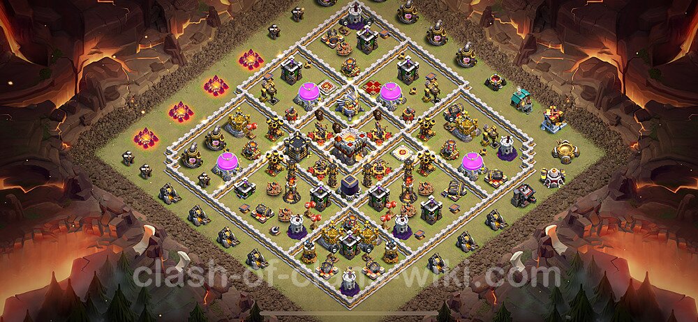 Top Anti 2 Etoiles Base de Guerre HDV 11 + Lien (Link), Anti tout gdc - Hôtel de Ville 11 Base Copier, #1826