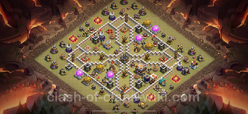 TH11 War Base Plan with Link, Anti Everything, Copy Town Hall 11 CWL Design 2024, #1995