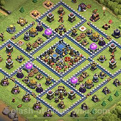 Base plan (layout), Town Hall Level 12 for trophies (defense) (#1000)