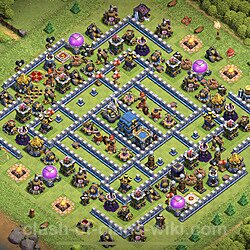 Base plan (layout), Town Hall Level 12 for trophies (defense) (#1014)