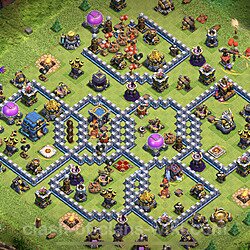 Anti GoWiWi / GoWiPe TH12 Base Plan with Link, Copy Town Hall 12 Design 2023, #1247