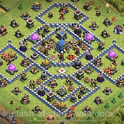 Base plan (layout), Town Hall Level 12 for trophies (defense) (#1280)