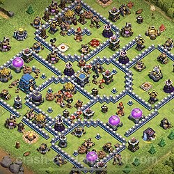 TH12 Anti 3 Stars Base Plan with Link, Copy Town Hall 12 Base Design 2023, #1299