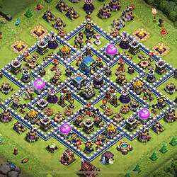 トロフィーコレクションの基本計画タウンホールレベル12, 異形1759