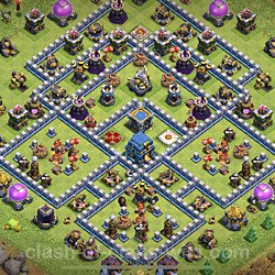 Base plan (layout), Town Hall Level 12 for trophies (defense) (#2)
