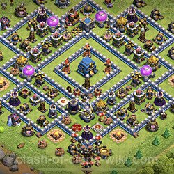 Base plan (layout), Town Hall Level 12 for trophies (defense) (#23)