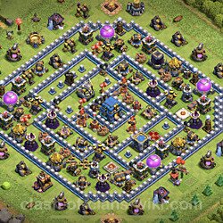 Base plan (layout), Town Hall Level 12 for trophies (defense) (#27)