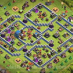 Base plan (layout), Town Hall Level 12 for trophies (defense) (#2734)