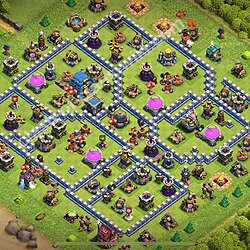 Base plan (layout), Town Hall Level 12 for trophies (defense) (#2750)