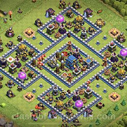 Base plan (layout), Town Hall Level 12 for trophies (defense) (#36)