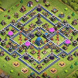 Base plan (layout), Town Hall Level 12 for trophies (defense) (#3635)
