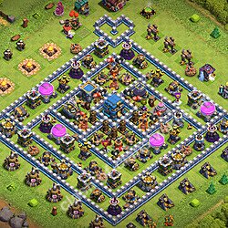 Base plan (layout), Town Hall Level 12 for trophies (defense) (#3720)