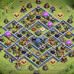 Base plan (layout), Town Hall Level 12 for trophies (defense) (#39)
