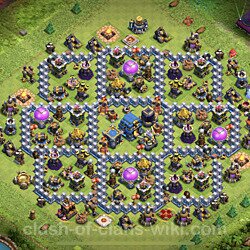 Base plan (layout), Town Hall Level 12 for trophies (defense) (#768)