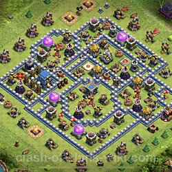 Base plan (layout), Town Hall Level 12 for trophies (defense) (#770)