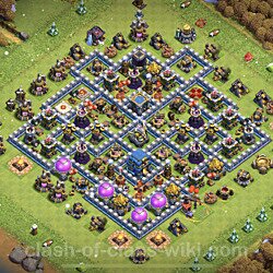 Base plan (layout), Town Hall Level 12 for trophies (defense) (#806)