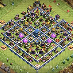 Base plan (layout), Town Hall Level 12 for trophies (defense) (#819)