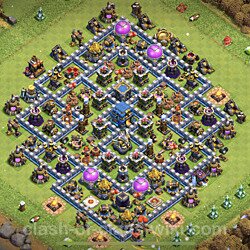 Base plan (layout), Town Hall Level 12 for trophies (defense) (#855)