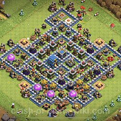 Base plan (layout), Town Hall Level 12 for trophies (defense) (#873)