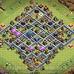 Base plan (layout), Town Hall Level 12 for trophies (defense) (#874)