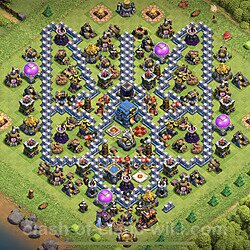 Base plan (layout), Town Hall Level 12 for trophies (defense) (#918)
