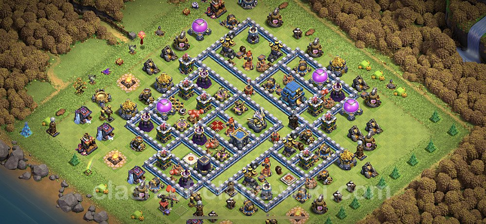 Full Upgrade TH12 Base Plan with Link, Anti Everything, Copy Town Hall 12 Max Levels Design, #10