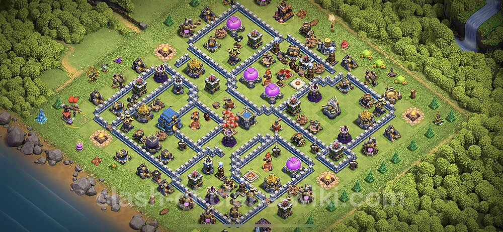 Full Upgrade TH12 Base Plan with Link, Anti Everything, Copy Town Hall 12 Max Levels Design 2024, #1403