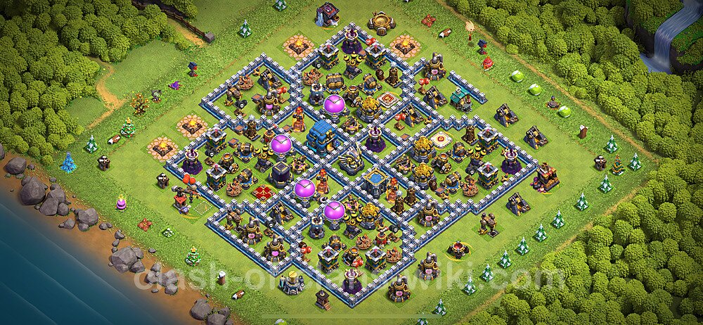 Anti GoWiWi / GoWiPe TH12 Base Plan with Link, Anti 3 Stars, Copy Town Hall 12 Design 2024, #1670