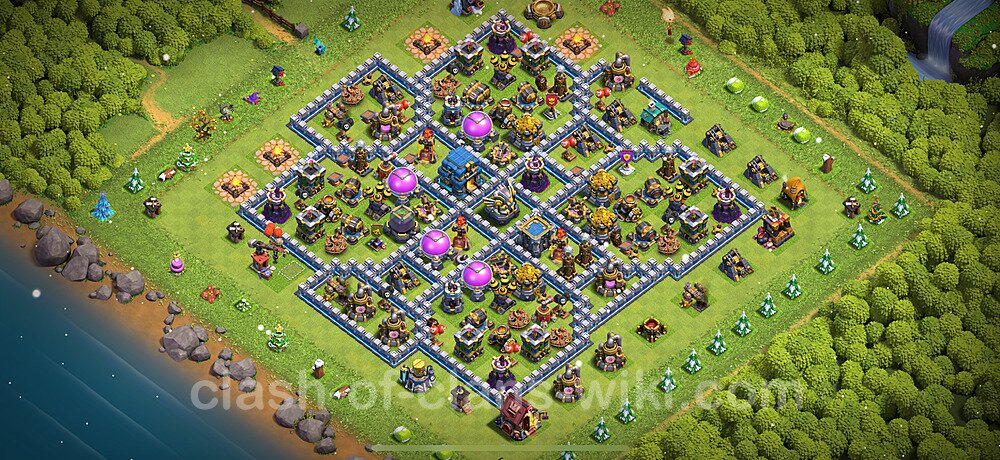 Anti GoWiWi / GoWiPe TH12 Base Plan with Link, Anti 3 Stars, Copy Town Hall 12 Design 2025, #1670