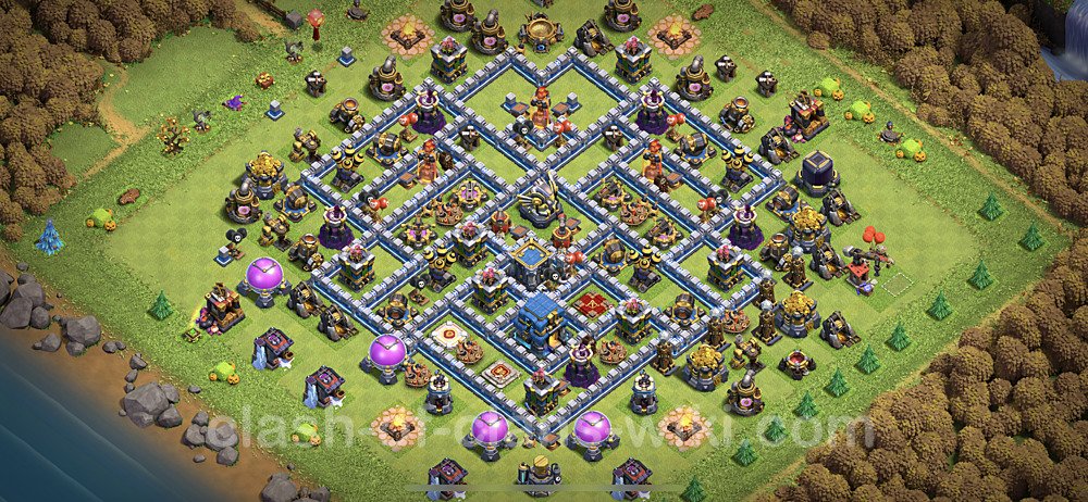 TH12 Anti 3 Stars Base Plan with Link, Anti Everything, Copy Town Hall 12 Base Design, #8