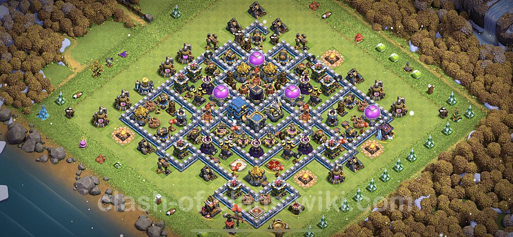 Full Upgrade TH12 Base Plan with Link, Legend League, Copy Town Hall 12 Max Levels Design 2023, #850