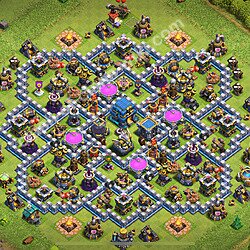 Расстановка базы ТХ 12 2026 для фарма / защиты ресурсов Скопировать, Анти 3 Звезды, #3182