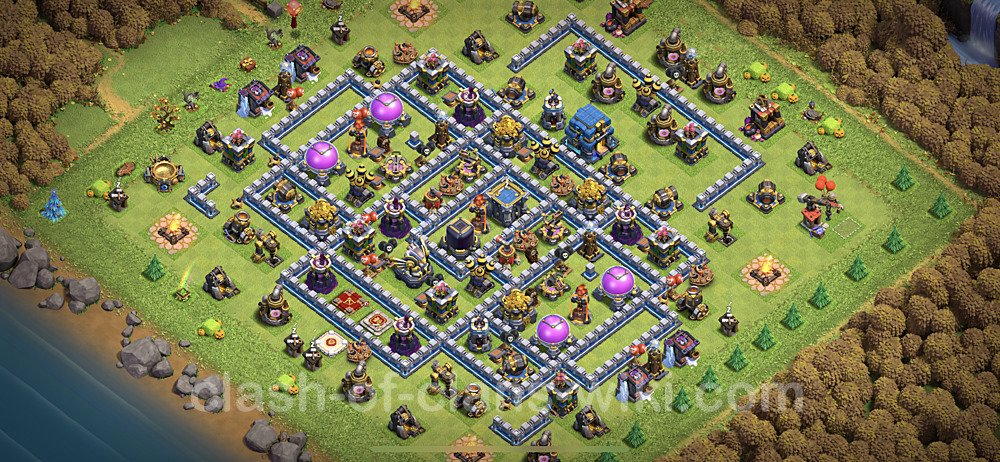 Municipio livello 12 Base + Link - Miglior Disposizione villaggio per Farming COC TH12, #11