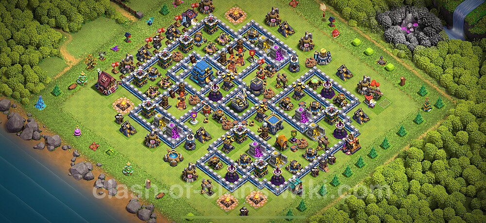 Base plan TH12 (design / layout) with Link, Hybrid for Farming 2025, #2743