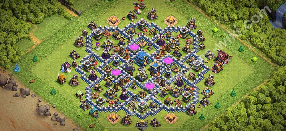 Расстановка базы ТХ 12 2026 для фарма / защиты ресурсов Скопировать, Анти 3 Звезды, #3182