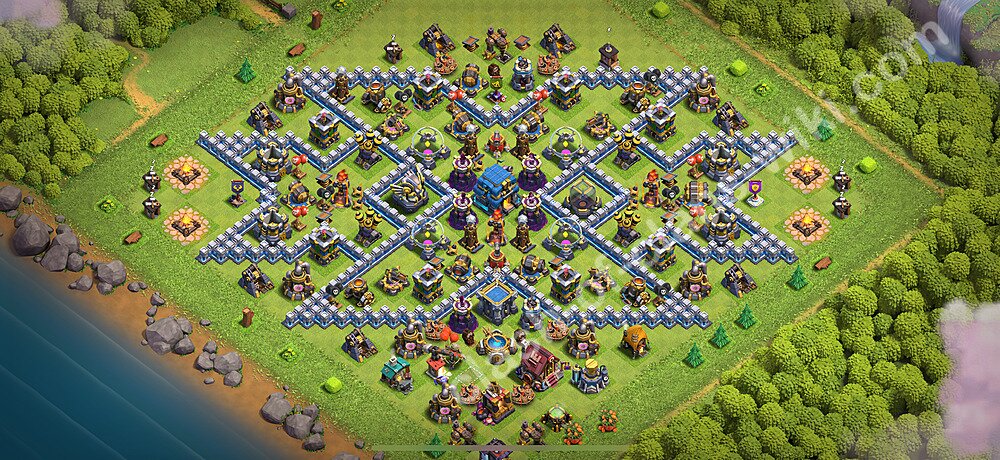 Base plan TH12 (design / layout) with Link for Farming 2026, #3233