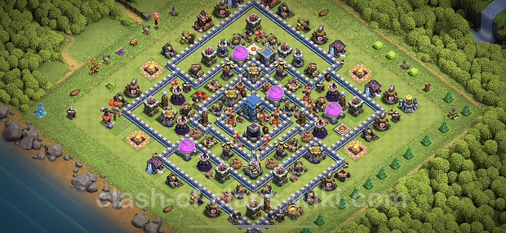 Municipio livello 12 Base + Link, Anti tutto - Miglior Disposizione villaggio per Farming COC TH12, #34