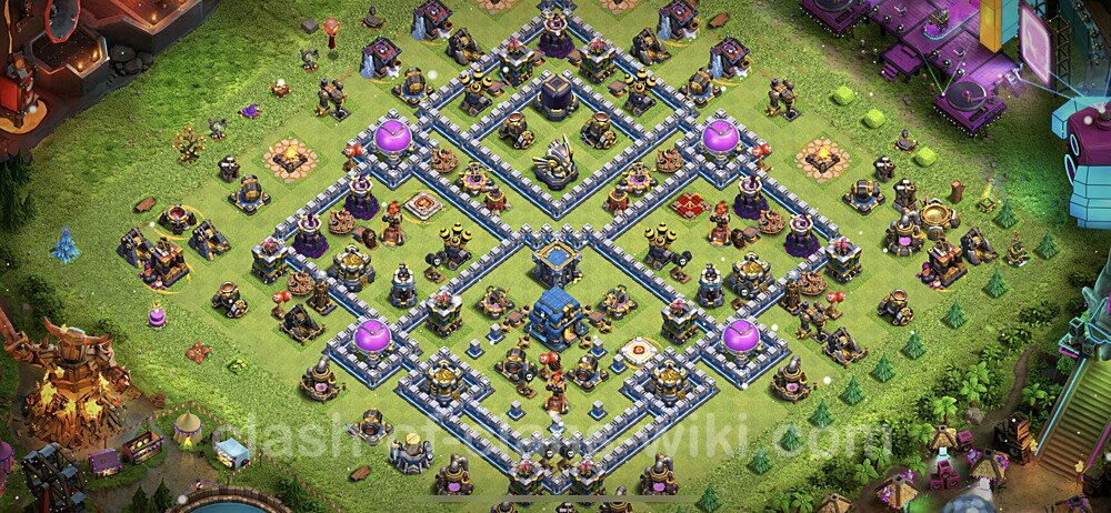 Base plan TH12 Max Levels with Link for Farming, #43