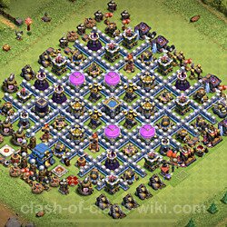 Base plan (layout), Town Hall Level 12 Troll / Funny (#10)