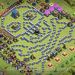 Base plan (layout), Town Hall Level 12 Troll / Funny (#8)