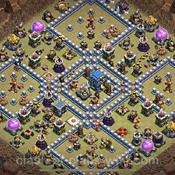 Die Base Rathaus LvL 12 für Clan Krieg (#10)