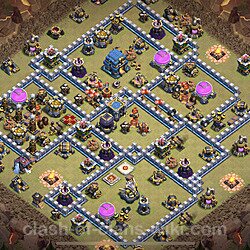 Base plan (layout), Town Hall Level 12 for clan wars (#1200)