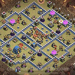 Base plan (layout), Town Hall Level 12 for clan wars (#1201)