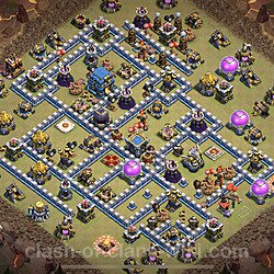 Base plan (layout), Town Hall Level 12 for clan wars (#1300)