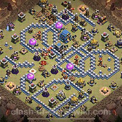 TH12 Max Levels War Base Plan with Link, Copy Town Hall 12 CWL Design 2023, #1305