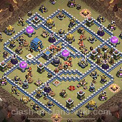 TH12 Max Levels War Base Plan with Link, Copy Town Hall 12 CWL Design 2023, #1404