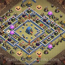 Base plan (layout), Town Hall Level 12 for clan wars (#15)