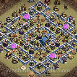 Base plan (layout), Town Hall Level 12 for clan wars (#21)